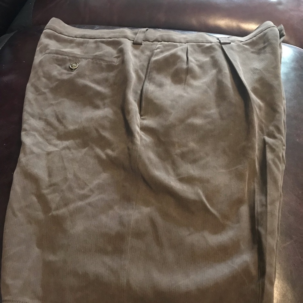 Tommy Bahama Brown Silk Relaxed Shorts.